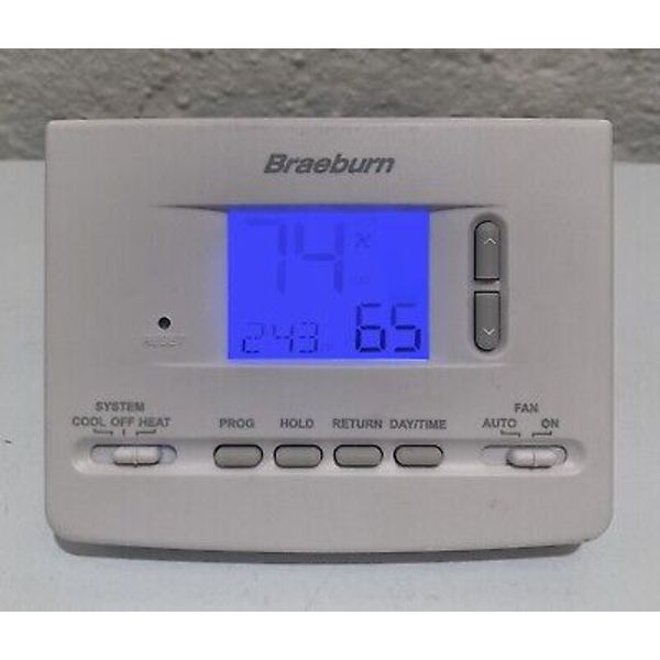 Braeburn 2020NC Builder Series Programmable Thermostat 1H/ 1C