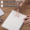 Mr. Pen- Professional Compass for Geometry, Rose Gold with Extra Leads, Metal Compass with Lock, Drawing Compass, Geometry Compass, Math Compass, Compass Drawing, Drafting Compass, Drafting Tools