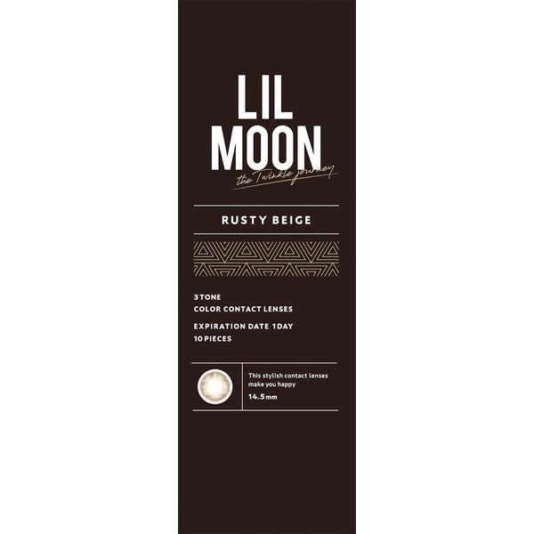 LILMOON 1DAY 10枚入り ラスティベージュ（度あり）[-5.75]