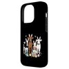 Funny Easter Day Cow Calves Bunny Ears Easter Day Egg Basket Case for iPhone 14 Pro
