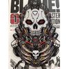 Bone CYBR - Skull Mecha Cyber Embroidery Patch #1 Executioner