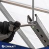 Fasteners Plus Grade B7 Fully Threaded Rod, Hot Dip Galvanized, 3/4" -10 Thread Size, 12" Length, Right Hand Threads
