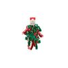 American Greetings BW CH RD GRN FOIL CURLY