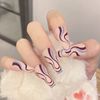 False Nails Exquisite Nail Tablets Glossy Nail Patches for Woman Girl Nail Care Home Salon