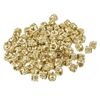 sourcing map Knurled Insert Nut M3 x 4mm L x 5mm OD Female Thread Brass Embedding Nut 250 Pcs