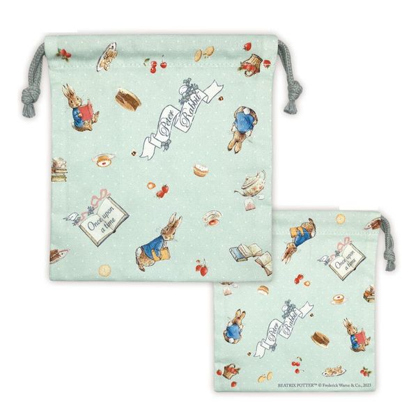 Toshin Pack Peter Rabbit Drawstring Bag (Peter BOOK Chirashi) PR-KI008