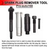 65600 Broken Spark Plug Remover Tool Kit for Ford Lincoln Triton 3V 5.4L Engine