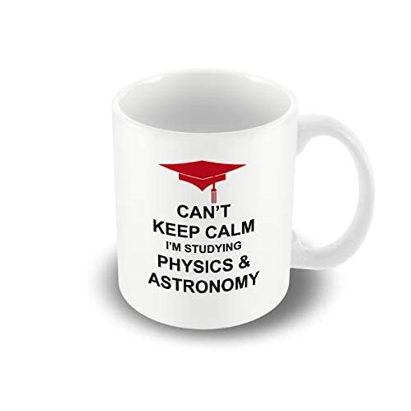 Victorian Printing Co - Can't Keep Calm I'm Studying Physics & Astronomy - Mug, Ceramic, 11fl.oz.