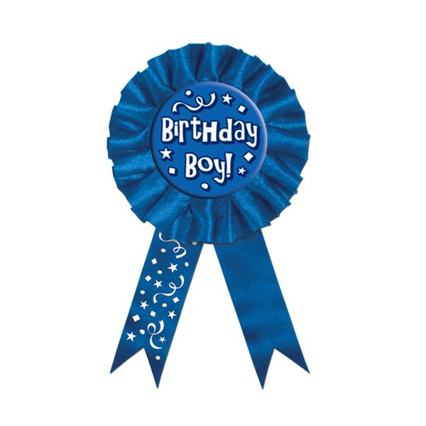 Beistle Birthday Boy! Award Ribbon