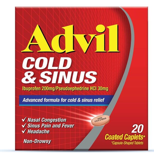 ADVIL COLD SINUS 20CAPS