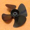 3 inch diameter Plastic Fan Blade/Propeller. 3/16 inch bore. CW Rotation.