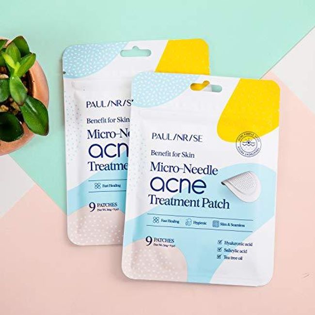 Paulinrise Micro-needle Acne Pimple Treatment Patch, Fast Healing Zit Stickers