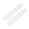 sourcing map 20PCS 5mm 3-Pin Dual Bi-Color Diffused Common Cathode LED Diode Light