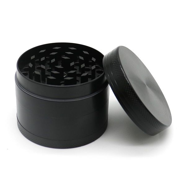 Herb Grinder Spice Grinder with Efficient Curved Teeth and Strong Magnet Lid - Metal Grinder for Grinding Spices and Herbs 2 Inch