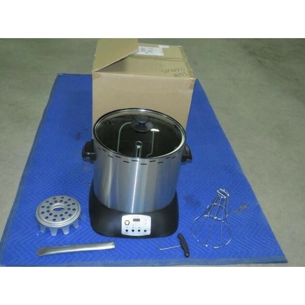 Cooks Companion Electric Vertical Roaster, Silver