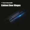 40Pcs Kitchen Cabinet Hinges Overlay Self Closing Face Mount Cupboard Door Hinge