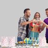 Damoff Multicoloured Dog Party Candy Bags - 10pcs, Disposable, Polypropylene (PP), Self Seal, Durable and Sturdy, Rectangular