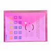JMS we create smile A4 Translucent Stud Wallet (30 Pcs) Plastic Popper Document Wallets Waterproof, Clear Transparent Folder – Plastic Popper Wallet with Button Closure (Pink)