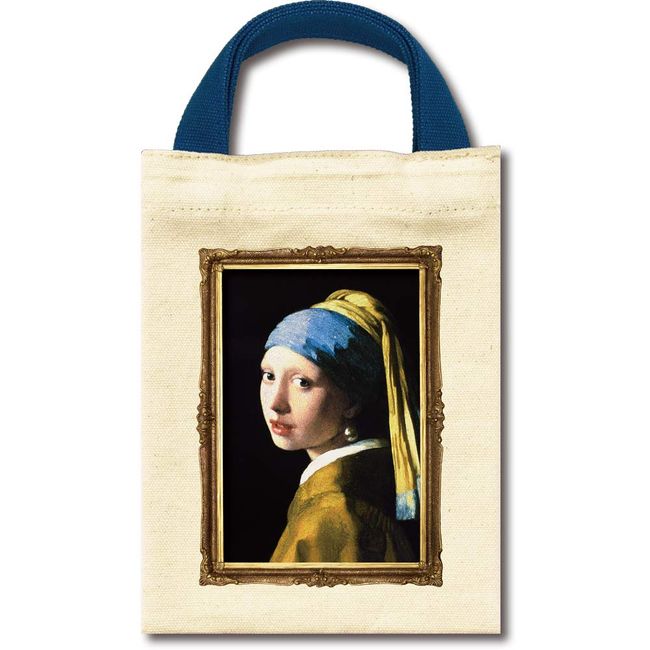 Upower Famous Cotton Mini Bag ~ Museum Collection~ Vermeer "Girl in Blue Turban"