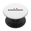 I Heart Backpacker - Ich liebe Backpacking PopSockets mit austauschbarem PopGrip