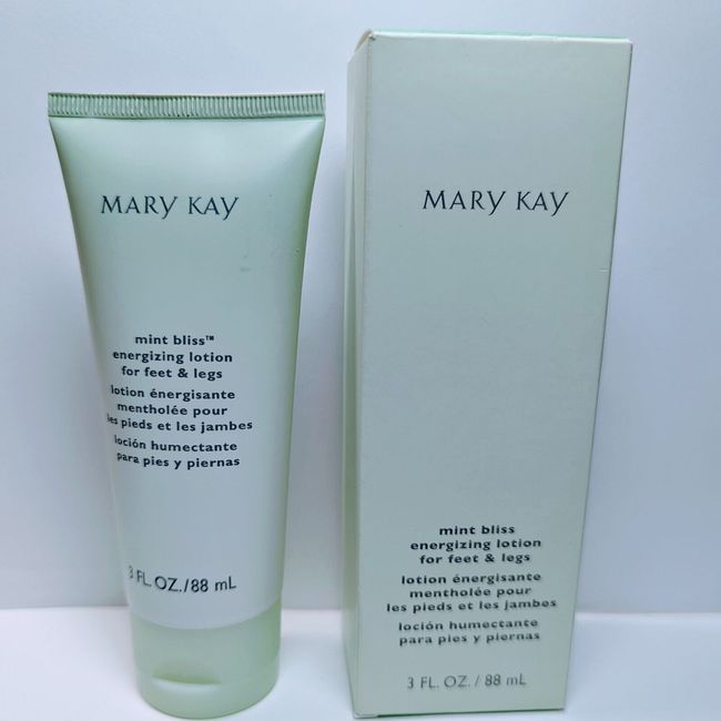 Mary Kay Mint Bliss Energizing Lotion For Feet and Legs 3 fl oz New!