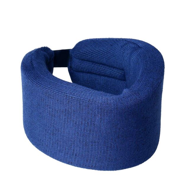 Zhiye Neck Brace Adjustable Super Soft Support Callor, L Size Cervical Collar Blue for Sleeping Relieves Pain and Pressure, fit Men, Women, Elderly