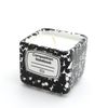 Hand poured 8 oz. soy unscented candle, Composition Notebook