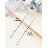 Heienngy 20G Piercing Needles Surgical Stainless Steel Nose Rings Studs Body Jewelry Needles 20 Gauge Piercing Kit Hoop Earrings CZ Opal Glow in The Dark Nose Rings Piercing Jewelry Needles
