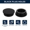 sourcing map 2 Pcs Black Plug Holes, Waterproof Rubber Button Plug for 44mm / 1.73" Hole