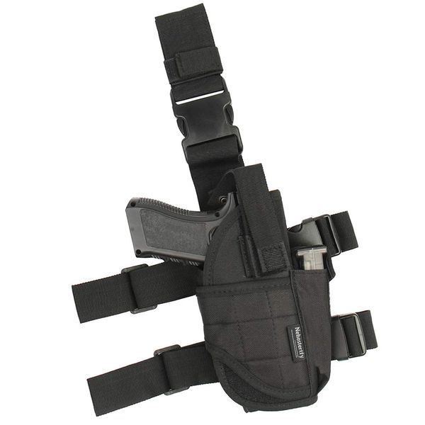 Drop Leg Holster for Pistol- Right Handed Tactical Thigh Airsoft Pistol Holster Adjustable Gun Holster Upgrade