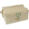 'Two Romantic Snakes' Canvas Wash Bag/Makeup Case (CS00042519)