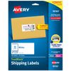 Avery Printable Shipping Labels With Sure Feed, 2" X 4" Customizable S