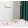 Gaming Headset Headset Stand Headphone Metal Base Stand Computer Desktop Rose Headset Bracket (Rose Gold,2pcs)