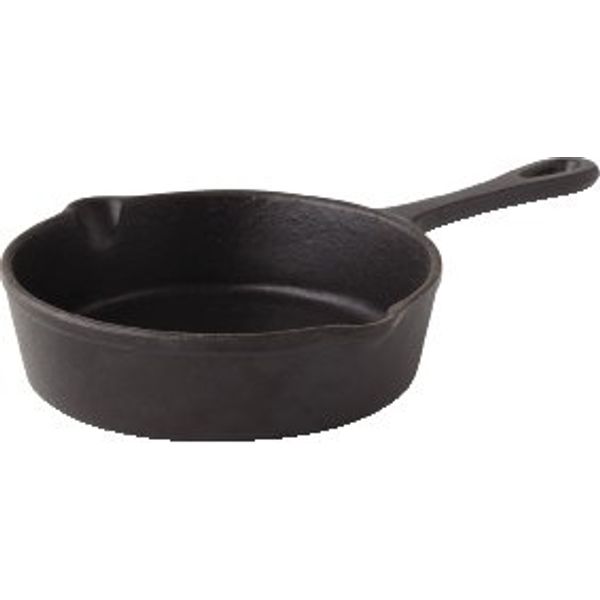 Round Cast Iron Pan 5.5" (14cm) - Pack Size: 1x6