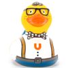 Nerd Rubber Duck by Bud Ducks | Elegant Gift Packaging - "Geek chic!" | Child Safe | Collectable