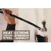 Spec Ops Tools 18" Flat Pry Bar Crowbar, Lightweight Skeletonized Design, Teardrop Nail Puller, High-Carbon Steel