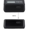 LP-E17 Dual Channel LCD USB Charger for Canon Eos 750D, Eos 760D, Eos M3 Camera and More