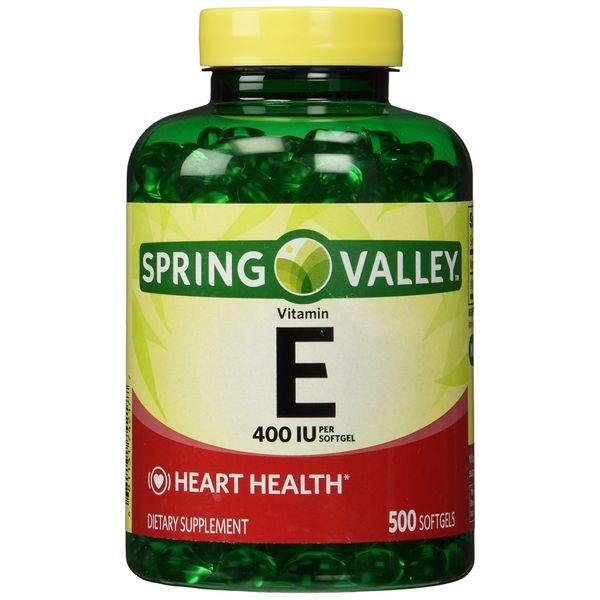 Spring Valley E Vitamin Dietary Supplement Softgels 500 ct Spring Valley E Vitamin Dietary Supplement Softgels 500 ct