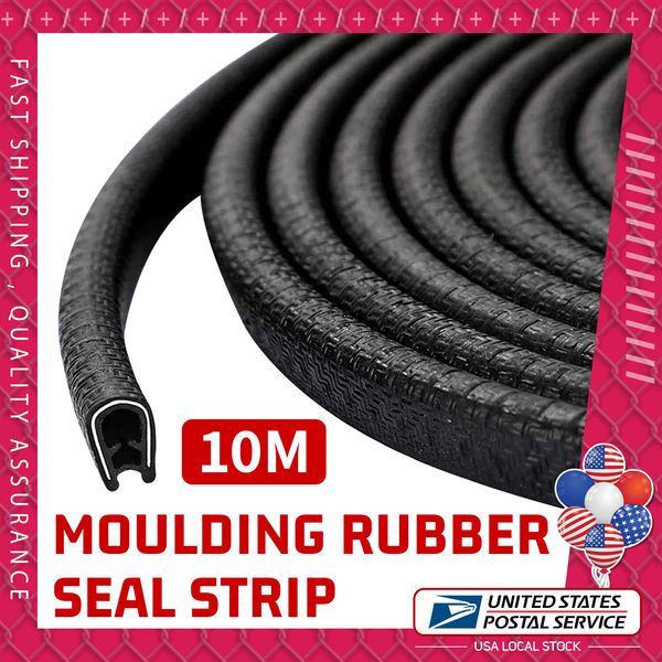 10m Waterproof U Shape Edge Guard Molding Trim Rubber Edge Strip Seal Protector