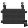 [TAILOR JAPAN] Plate Carrier Panel, Front Panel, Carrier Panel, Modular Panel, Molle Modular Panel, Compatible with Molle Molle, Fabric Specifications (Black)