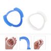 2pcs O Oral Watch Speak Orthodontics Tool Lipless Shape for Mouthguard Teeth White Orthodontic Opening Game Fun Ya Opener Blue Block Device Mouth Intraoral Autoclavable Cheek