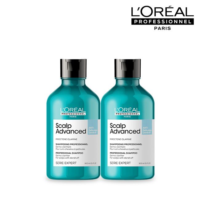 [For Dandruff Scalp] L’Oréal Professional Scalp Advanced Anti-Dandruff Shampoo 300ML + Shampoo 300ML Duo Set