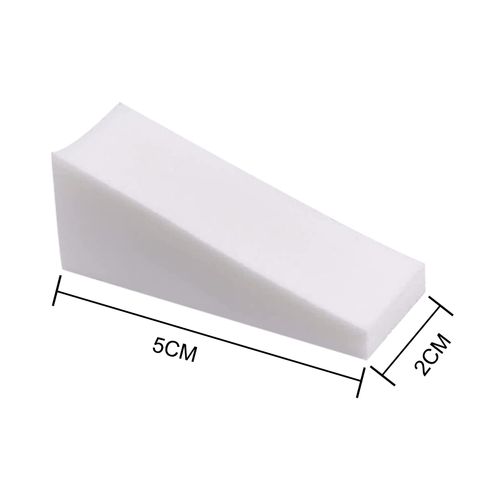 16pcs Nail Art Sponges,Make Up Wedges Cosmetic Wedges Nail Art Sponges Triangle Shape Foundation Beauty Tool,Triangle Make Up Sponges Cosmetic Sponge Wedges for Girls Women Beauty Tool(White)
