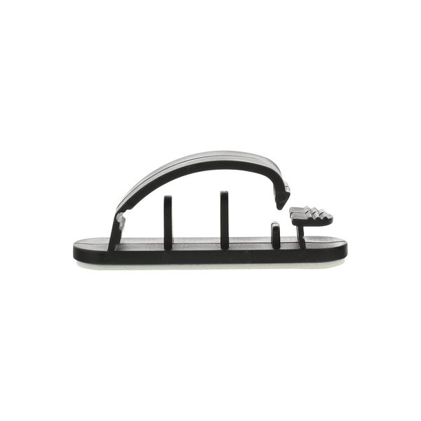 InLine 59970M Cable Manager with Adhesive Base 5.4 cm Pack of 10 Black