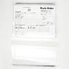 Store SMART - Clear Hanging File Folder with Two Sturdy Metal rods - 10 Pack - RHF231C-10