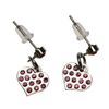 SEISEN CAPA-04 Hiroshima Carp Earrings (Heart) Pin Type