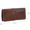 Gusti Stiftemappe Leder - Casper Federtasche Federmappe Stiftetui Braun Leder