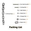Highwild Target Mounting Kit AR500 Gong Targets Hanging Chain (2 Set)