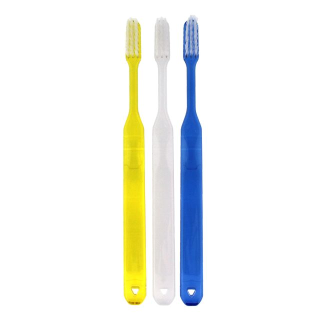 L APIS: NLA-240 Dental Toothbrush, Taper Hair, Ultra Fine, Reaching Periodontal Pockets, Prevents Periodontal Disease, Made in Japan, Firm, Assorted Colors, Set of 30