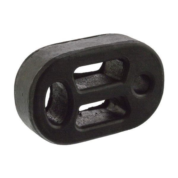 febi bilstein 10530 Auspuffgummilager, Schwarz